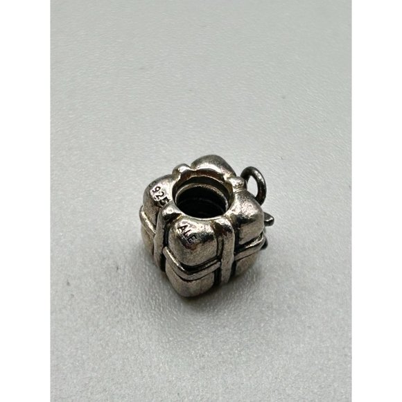 Pandora Sliding Charm Gift Box Present Sterling Silver Bracelet Charm - Picture 5 of 6